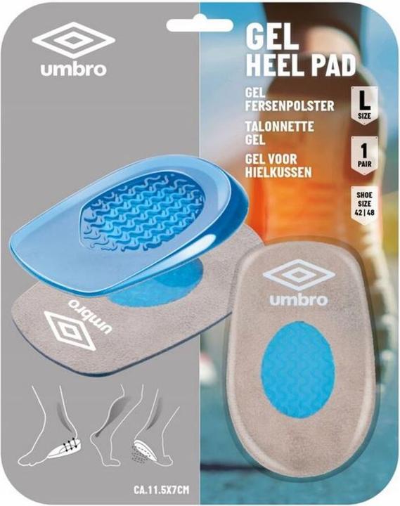 Umbro Cuscino per tallone in gel, 1 paio