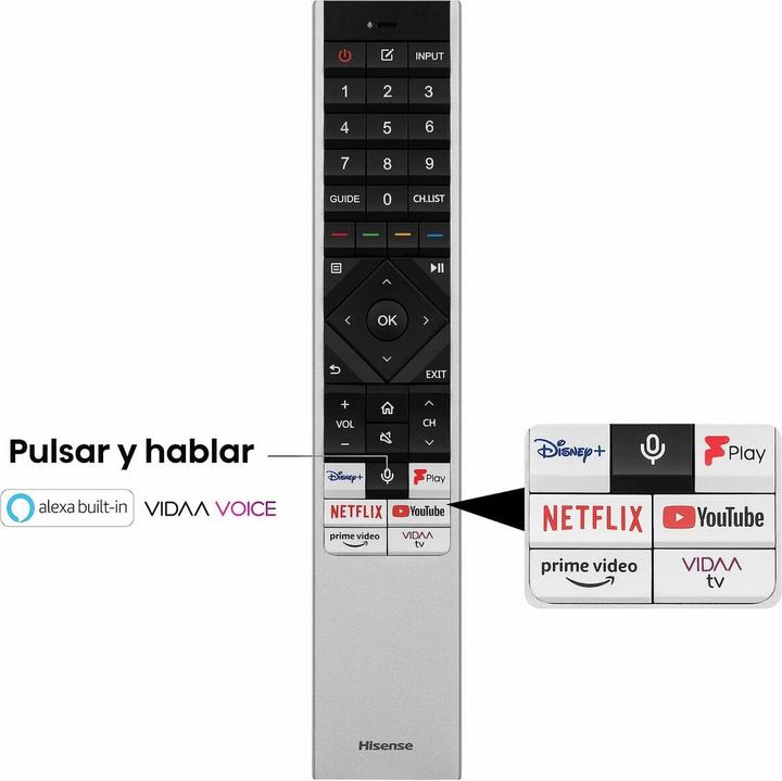Actual product image Hisense TV 65U7KQ (65", U7K, LED, 4K, 2023)