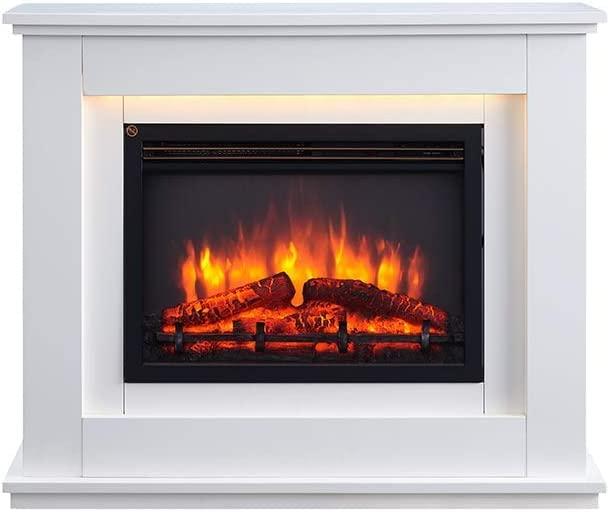 Actual product image Richen Baldur electric fireplace, app control, without glass cover plate