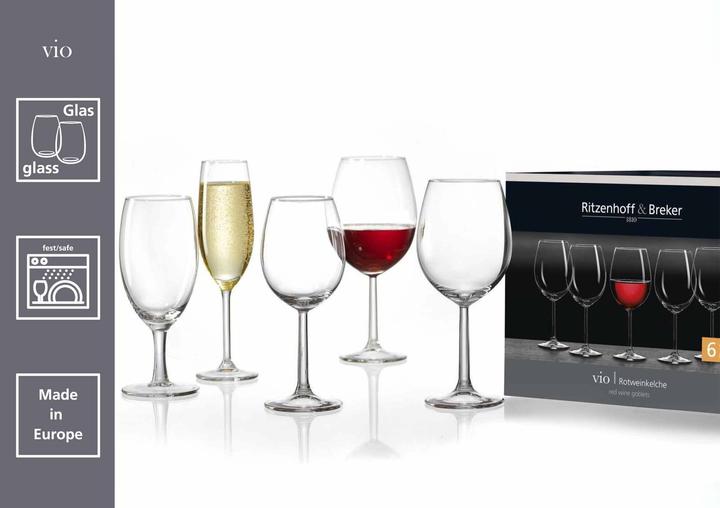 Immagine prodotto Ritzenhoff & Breker Tulipano di birra 'Vio' Set di 6 (0.38 l, 6 x)