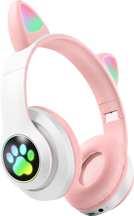 Produktbild Avizar Bluetooth Kinderkopfhörer Katzenohren