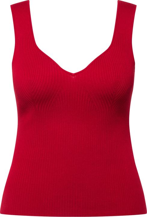 Produktbild Ulla Popken Ripptop, Slim, Herzausschnitt, ärmellos (46, 48)