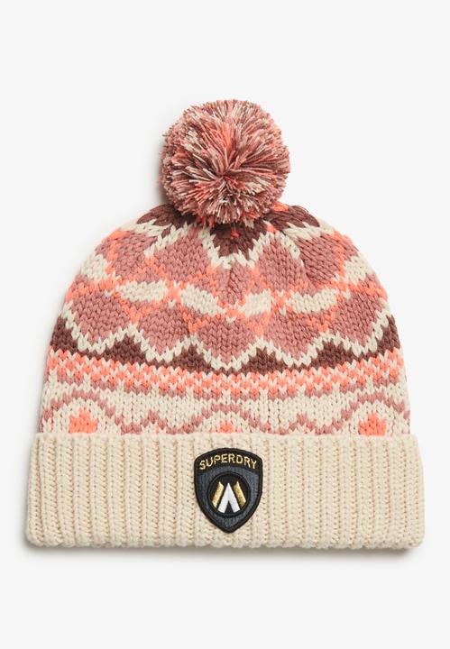 Produktbild Superdry Apres Ski Beaniemütze aus Strickgewebe
