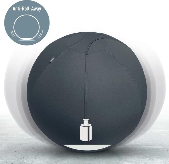 Actual product image Leitz Seat Ball Active Ø 65cm velvet grey (65 cm)