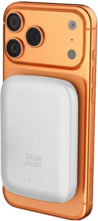 Produktbild Power bank Blue Star Powerbank compatible with MagSafe Blue Star Slim DG-P8 15W 5000 mAh biały (5000 mAh, 15 W, 19.25 Wh)