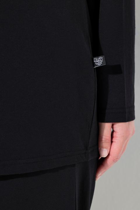 Produktbild Ulla Popken Pyjama, Spitze, Rundhals, Langarm, Modalmix (62)