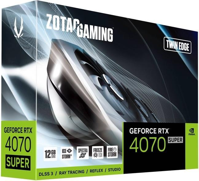 Actual product image Zotac GeForce RTX 4070 SUPER Twin Edge (12 GB)