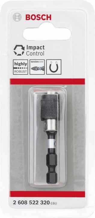 Actual product image Bosch Professional Zubehör PRO Quick Change Bit Holder Impact, 60 mm (1/4")