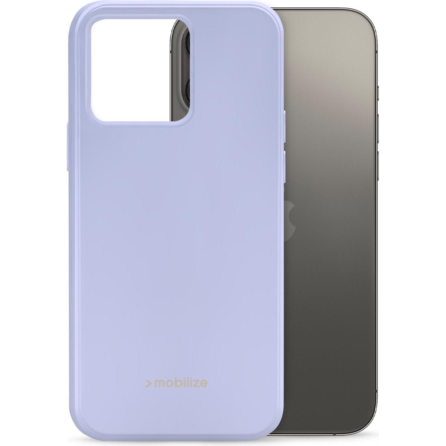 Mobilize Gummi-Gelly-Hülle (Apple iPhone 13 Pro Max), Smartphone Hülle, Violett