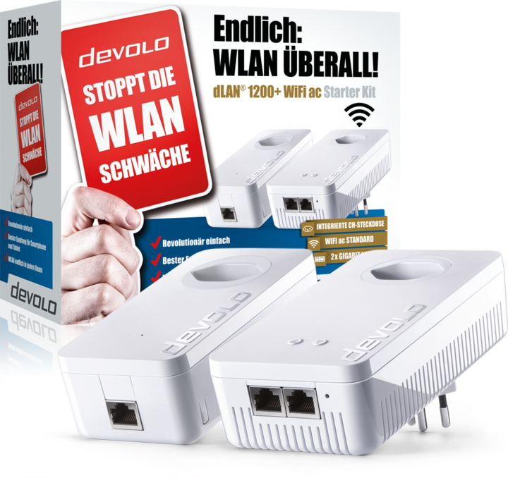 Immagine prodotto Devolo Set iniziale dLAN 1200+ WiFi (1200 Mbit/s)