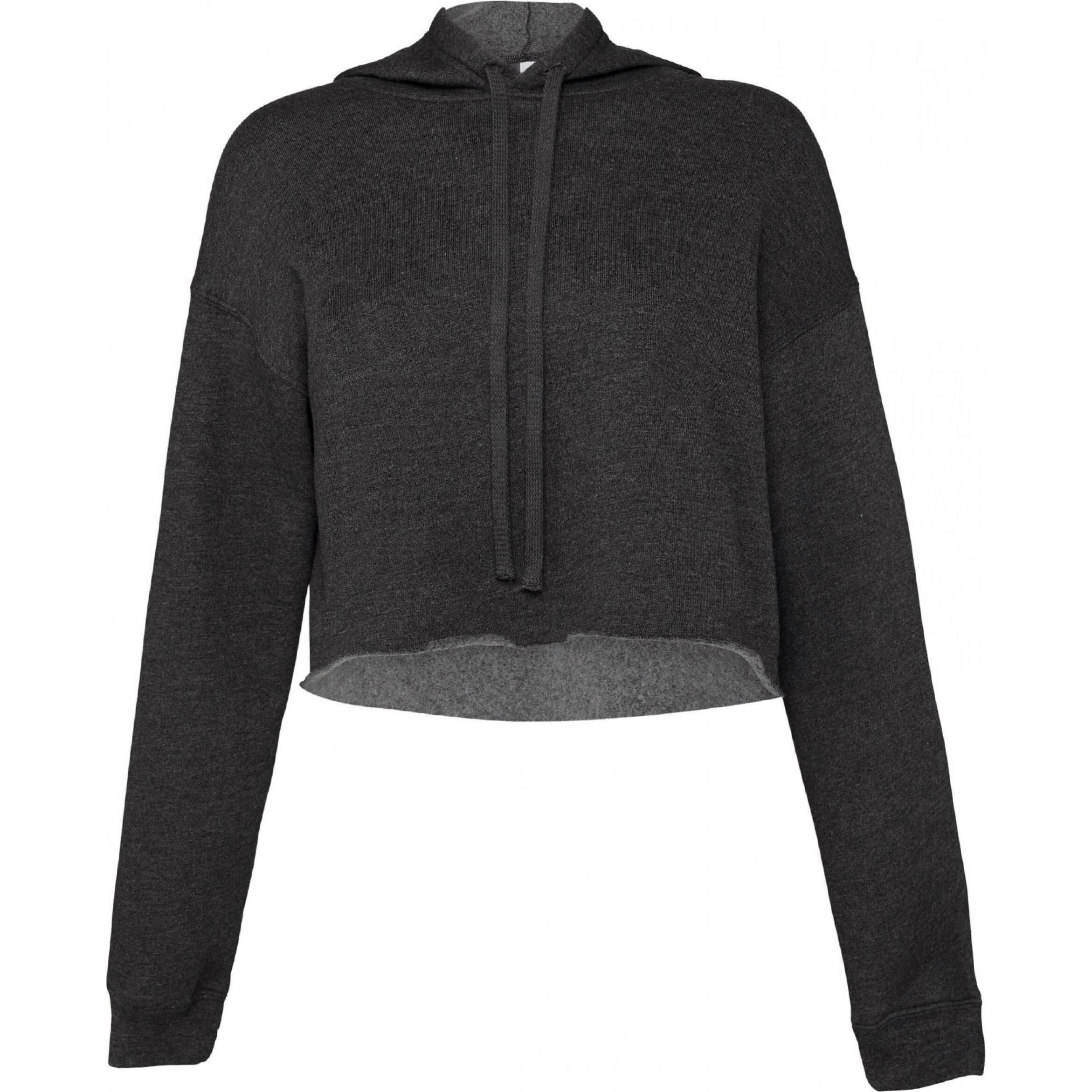 Bella Canvas, Damen, Pullover, Sweatshirt Kapuzenpullover Frau, Grau, (S)