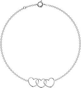 Produktbild Passion Silbernes Rhodie-Armband – Herz (MAT BIJOU, Matériel exact)