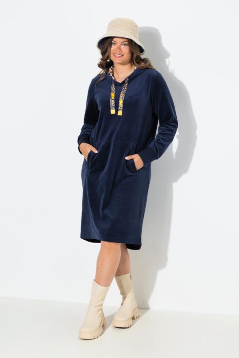 Produktbild Laurasøn Kapuzenkleid, fein Cordoptik, Langarm (54)