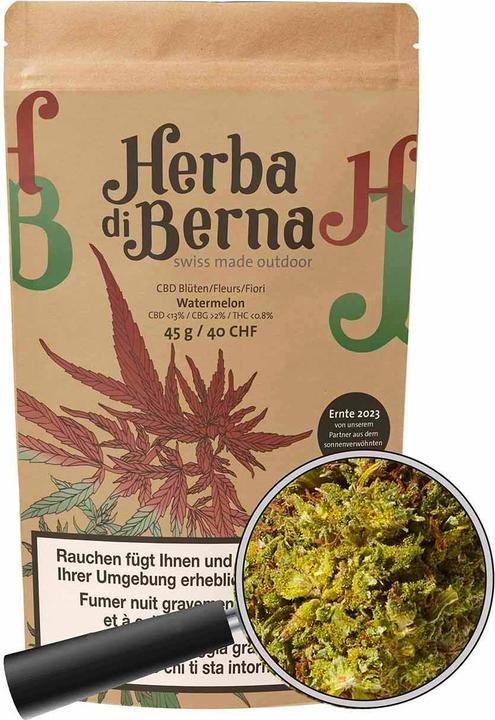 Image du produit Herba di Berna Pastèque extérieure 45g (45 g, Extérieur)