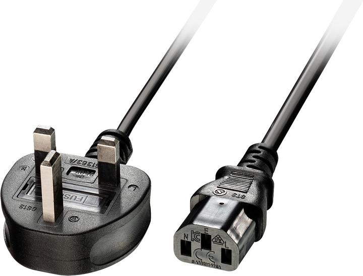 Produktbild Lindy IEC mains lead, UK (5 m)