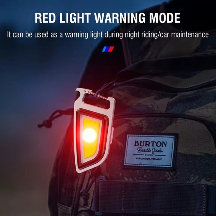 Actual product image Boruit 5 in 1 Multi Function Keychain Flashlight Rechargeable Power Display Tool Torch (300 lm)