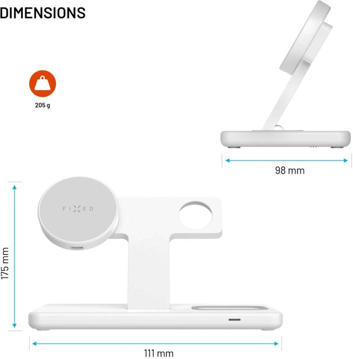 Actual product image Fixed MagPowerstation, biały (37 W)