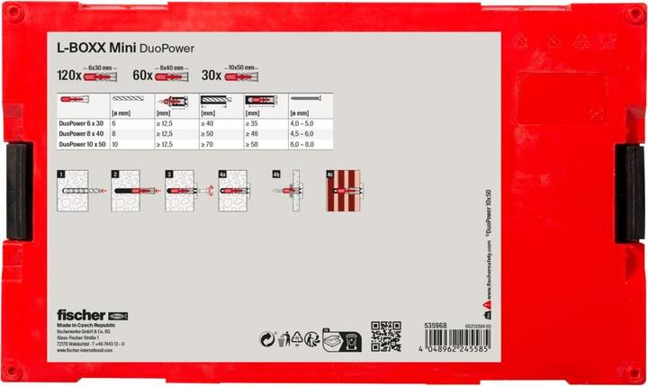 Actual product image Fischer L-Boxx mini DuoPower (1 pcs.)