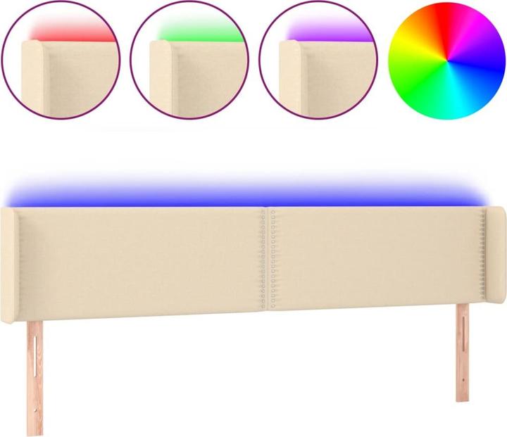Produktbild vidaXL LED Kopfteil (203 x 16 x 88 cm)