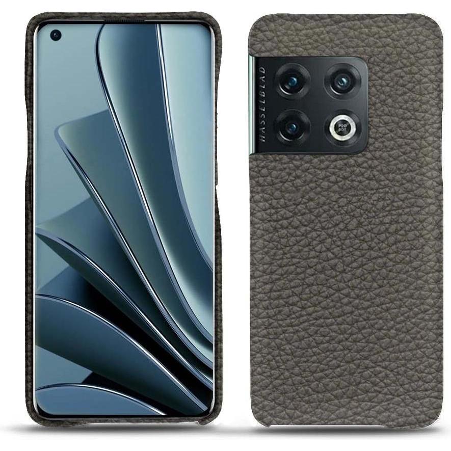 Noreve Lederschutzhülle (OnePlus 10 Pro), Smartphone Hülle, Grau