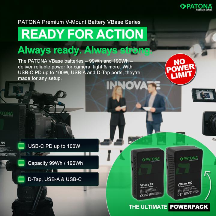 Produktbild Patona Premium VBase 99 (Kamera Akku)