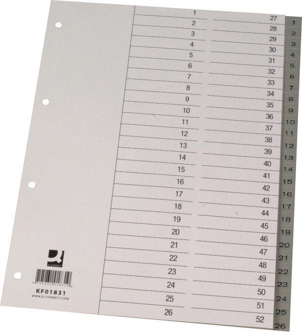 Actual product image Q-Connect Register full format PP, with index sheet
