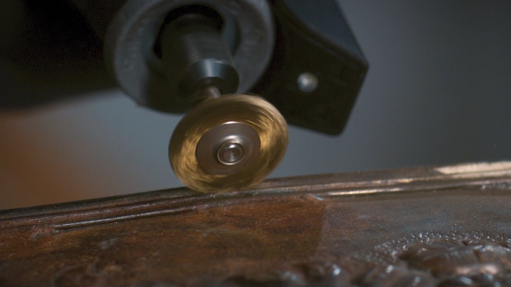 Actual product image Dremel Brass brush 535 Steel wire v