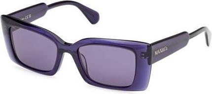 Produktbild Latetobed Max & Co Mo0117 90V Shiny Blue Women's Sunglasses 52/18/140