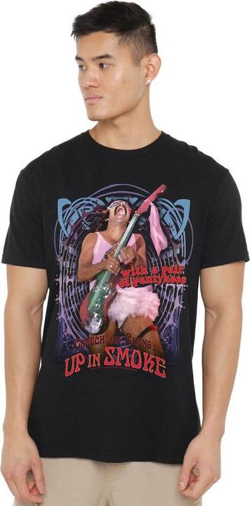 Actual product image Cheech & Chong Mens Up In Smoke Pantyhose T-Shirt (XXL)