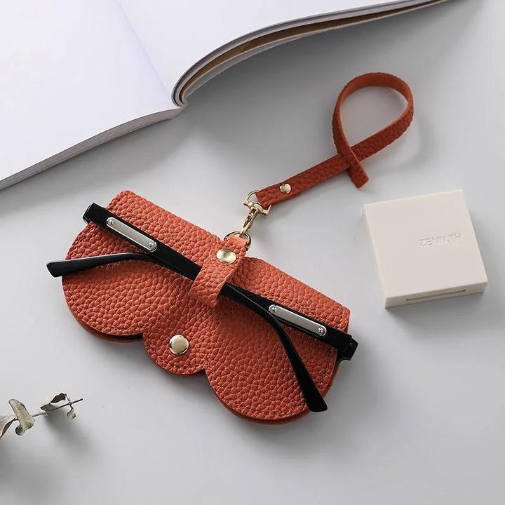 Produktbild Only-Bags.Store Geprägte Brillenhülle Niedliche hängende PU Leder Sonnenbrillen Lesebrillen Aufbewahrungstasche