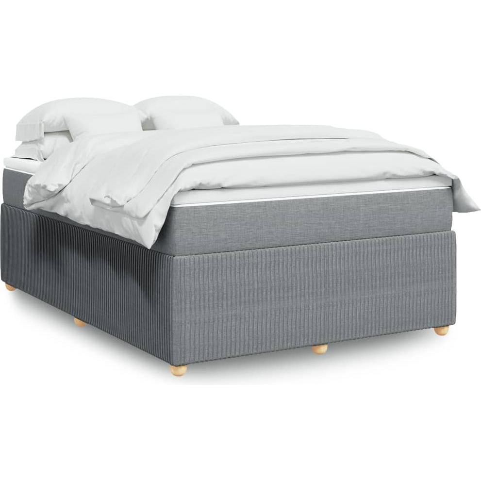 VidaXL, Bett, Bo x springbett mit Matratze 180 x 200 cm Stoff (180 x 200 cm)