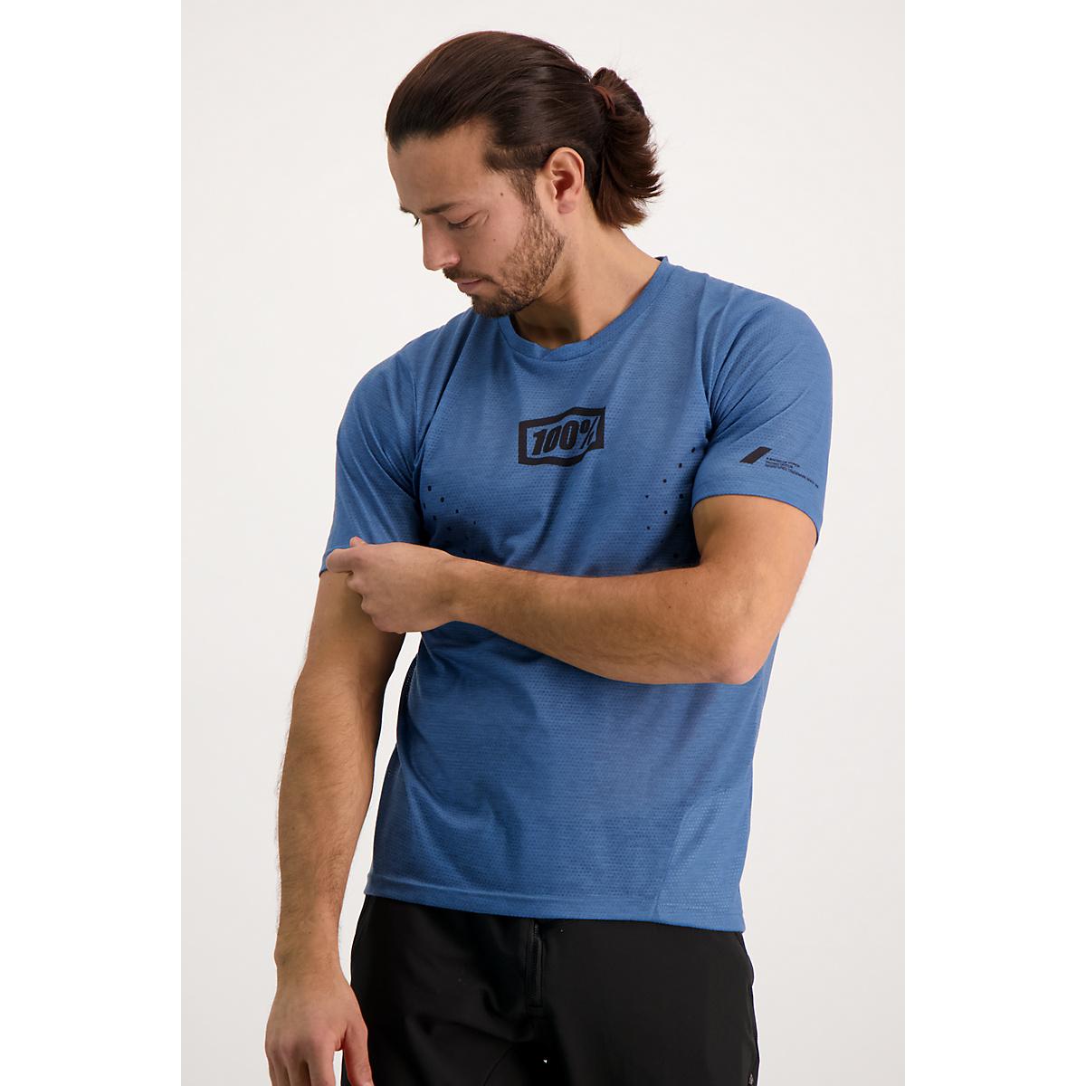 Thumbnail - 100%, Herren, Velotrikot, Airmatic Mesh Jersey (L), Blau, L