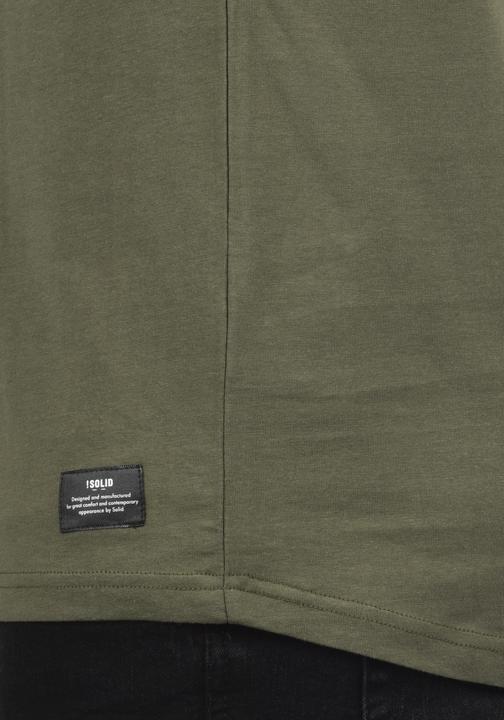 Actual product image Solid Cajus Men's Camouflage Long Sleeve T-Shirt Top With Crew Neck Made Of 100% Cotton With Pattern (L)