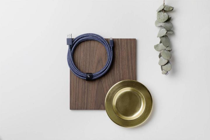Image du produit Native Union Belt XL Câble USB-A vers Lightning 3m Indigo (3 m, USB 3.2 Gen 1)