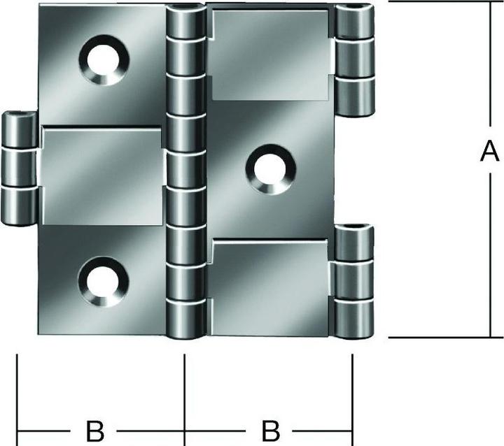Image du produit Magni Vormann Charnière de paravent 20694 50x25 mm