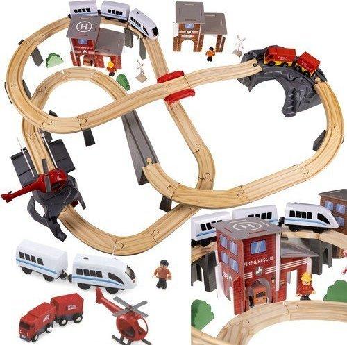 Image du produit Kruzzel Train en bois - Train 22754