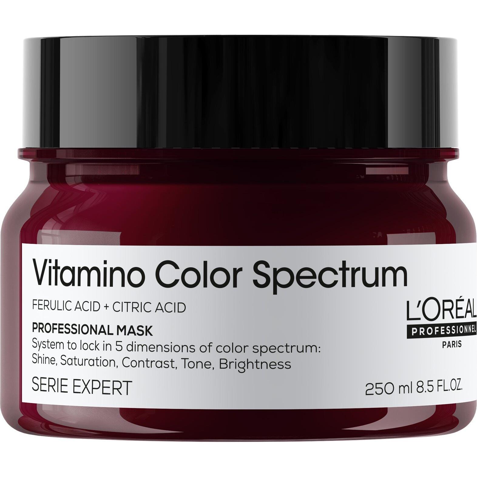 L'oréAl Professionnel, Maschera, L'oreal Professionnel Vitamino Color Spectrum Mask For Colored Hair - Professional Hair Care (250 Ml)
