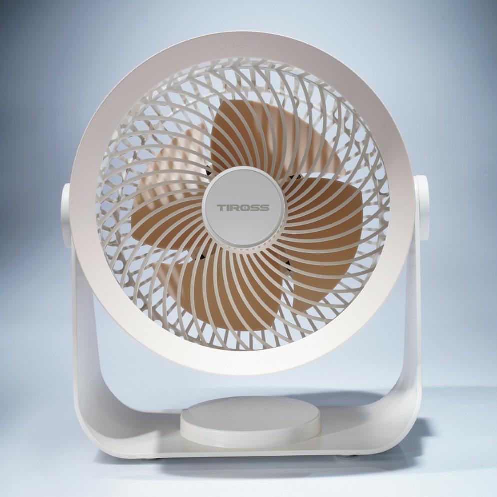 Tiross Tisch-/Wandventilator, wiederaufladbar, Ventilatore