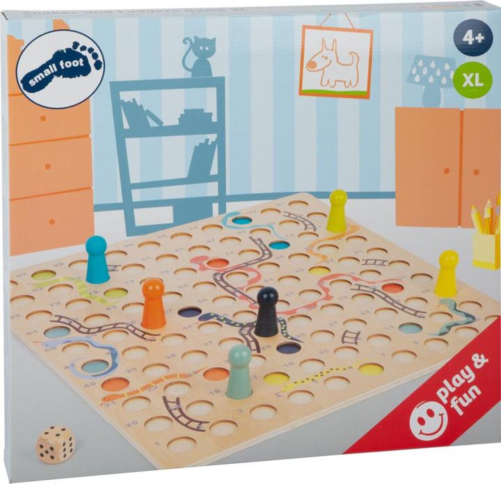 Image du produit small foot Jeu des serpents et des échelles XL (Allemand, Français, Italien, Anglais)
