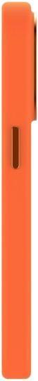 Actual product image Decoded AntiMicrobial Silicone Backcover iPhone 15 Pro Max Apricot (Apple iPhone 15 Pro Max)