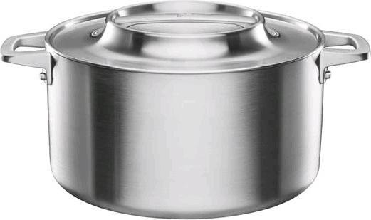 Fiskars Topf Norden Stahltopf 5L (32.80 cm, Kochtopf, Aluminium, Edelstahl)