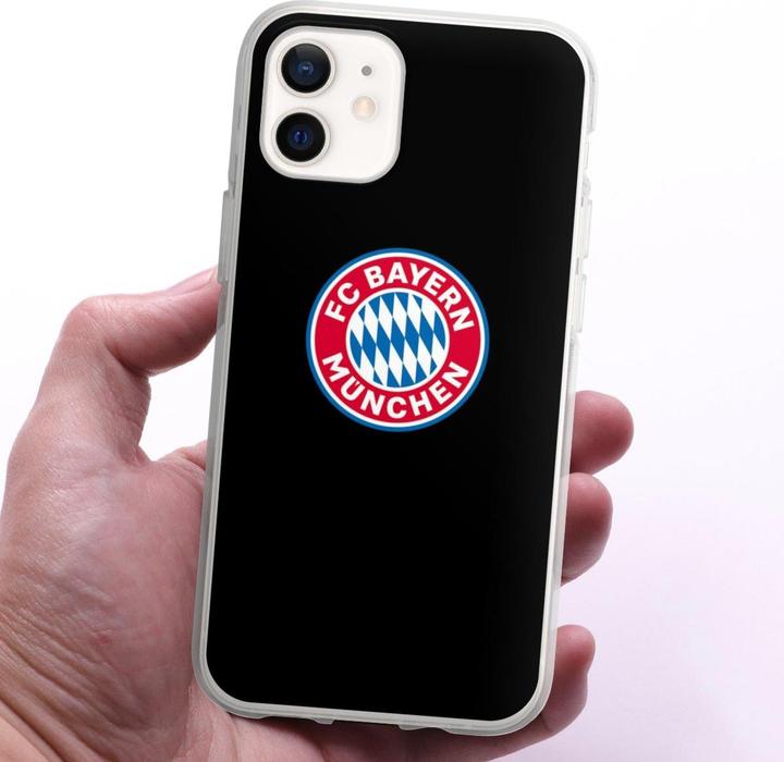 Actual product image DeinDesign Silikon Hülle für Apple iPhone 12 mini Handyhülle Case Smartphone Schutzhülle FC Bayern München (Apple iPhone 12 mini)