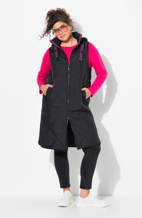 Actual product image Ulla Popken Quilted Statement Tie Vest (46, 48)