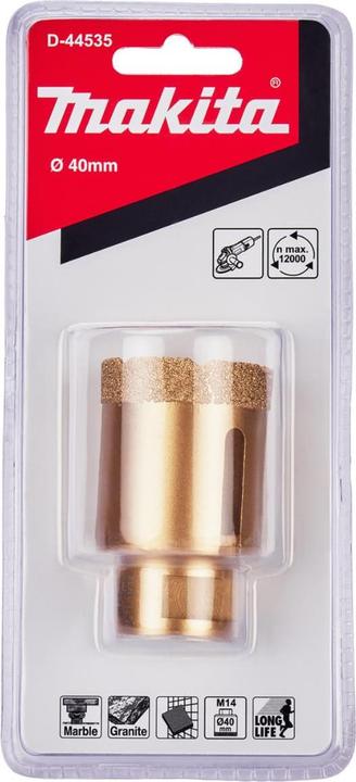 Immagine prodotto Makita Punta cava diamantata 40mm M14 (40 millimetri)