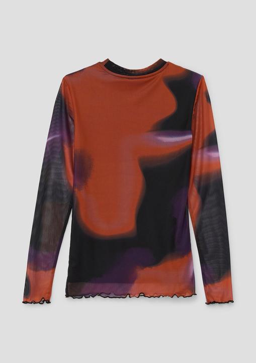 Immagine prodotto S.Oliver T-Shirt Mesh-Longsleeve mit Bogenkante (L)