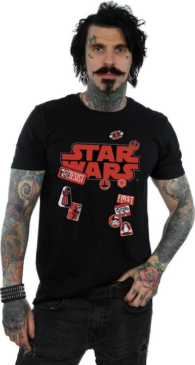 Produktbild Star Wars The Last Jedi Badges TShirt (XL)