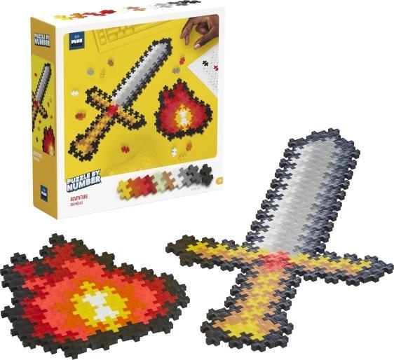 Actual product image Plus-Plus Puzzle By Number Adventure 250pcs - (3910)
