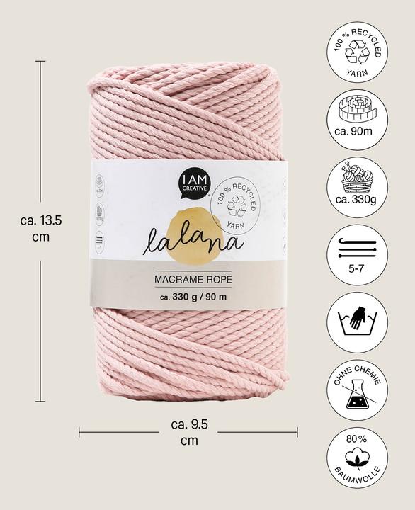 Produktbild Lalana Macrame Rope (90 m)