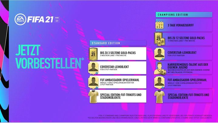 Image du produit EA Games Précommandez l'édition des champions de FIFA 21 (Xbox One X, Xbox Series X, Multilingue)