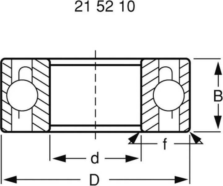 Produktbild Reely Kugellagerset für Tamiya DT-03 Chassis